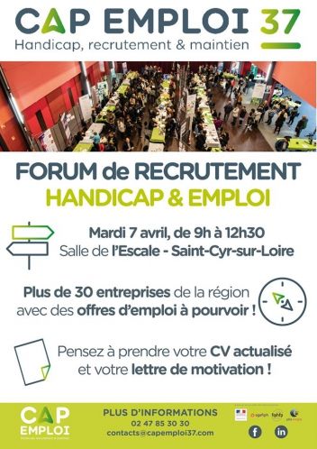 Annule Forum Emploi Et Handicap Saint Cyr Sur Loire